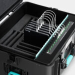 Laptop charging cases for multiple devices