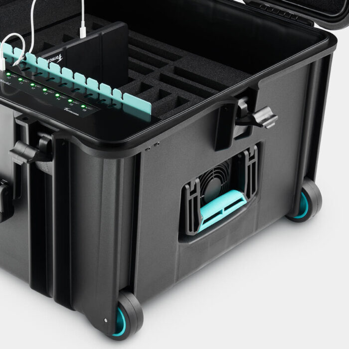 Laptop charging cases for multiple devices