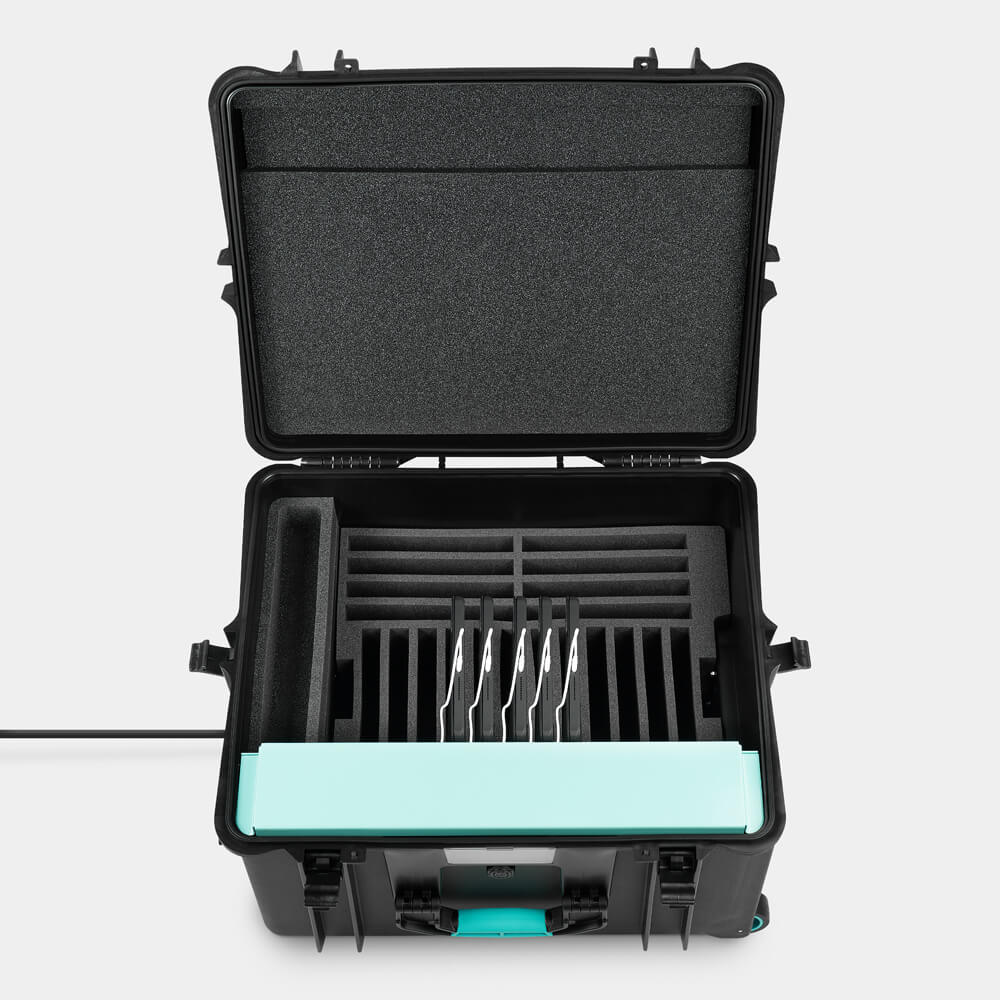 Multiple laptop charging case